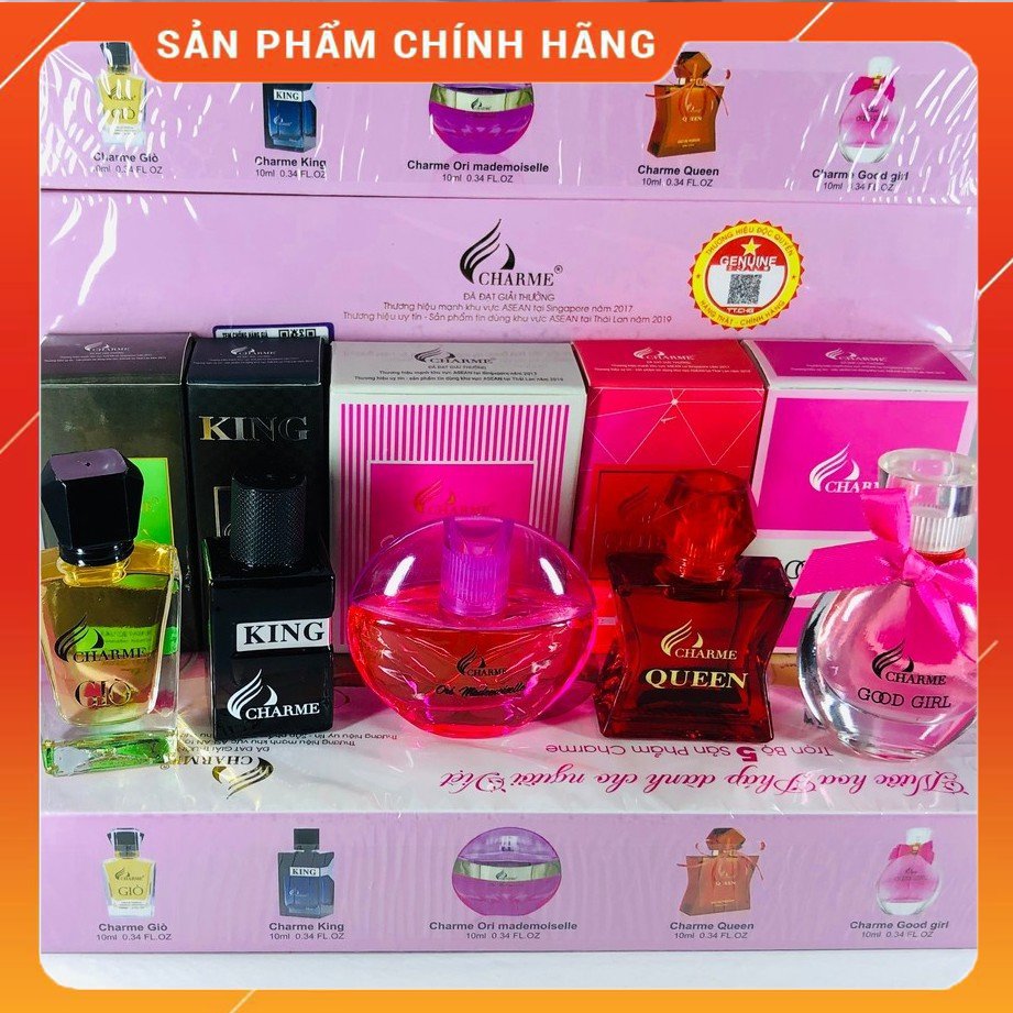 5 chai nước hoa