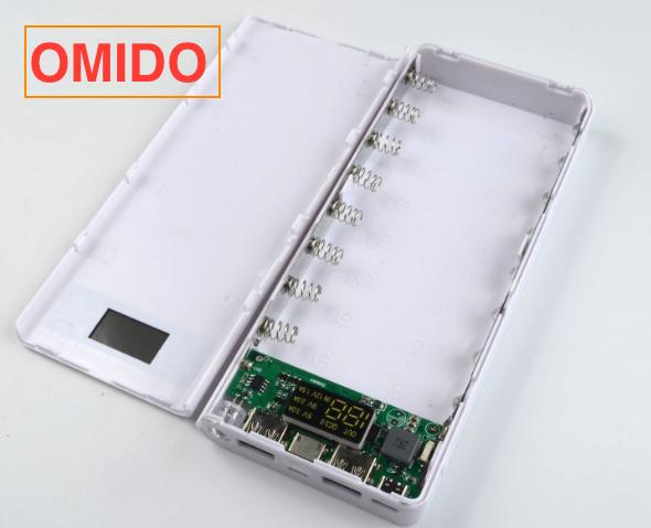 Box sạc nhanh QC 3.0 QC 2.0, box sạc có thể được lắp được từ 1 đến 8 cell pin 18650 , sạc nhanh hai chiều  3 đầu vào - 3 đầu ra: 5V / 3.0A, 9V / 2A, 12V / 1.5A