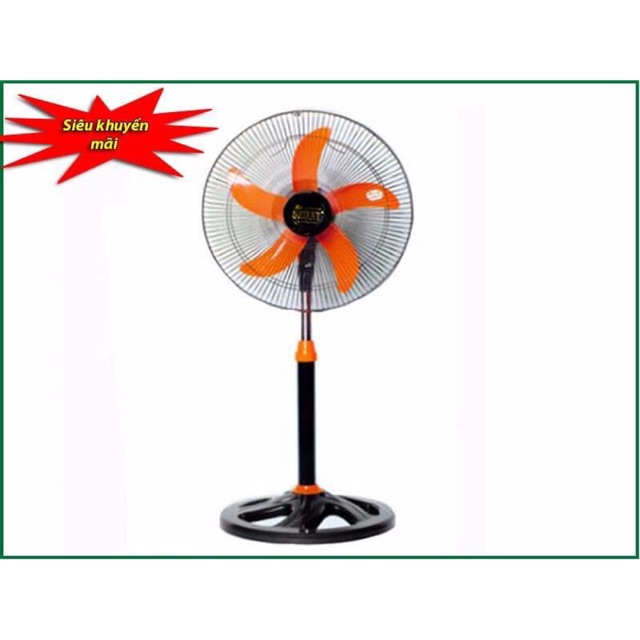  Quạt Cây Đứng Lỡ Công Nghiệp 5 Cánh NAISHI B400 Công Suất 45W 