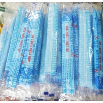Mũ vải trùm đầu Nón con sâu tiệt trùng từng cái