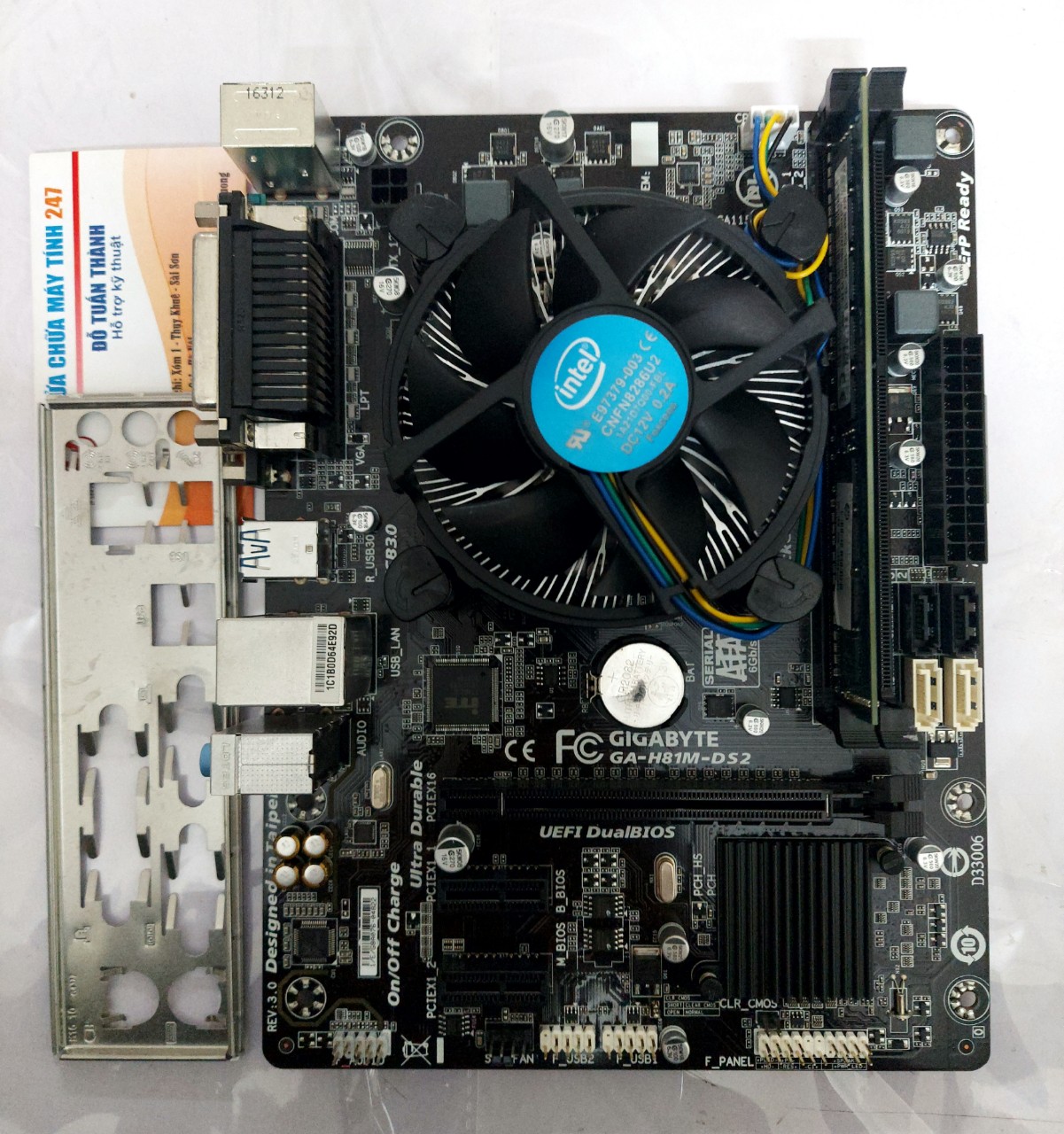 COMBO Main Gigabyte H81 + CPU i3 4150 + Ram 8GB DDR3 Bus 1600