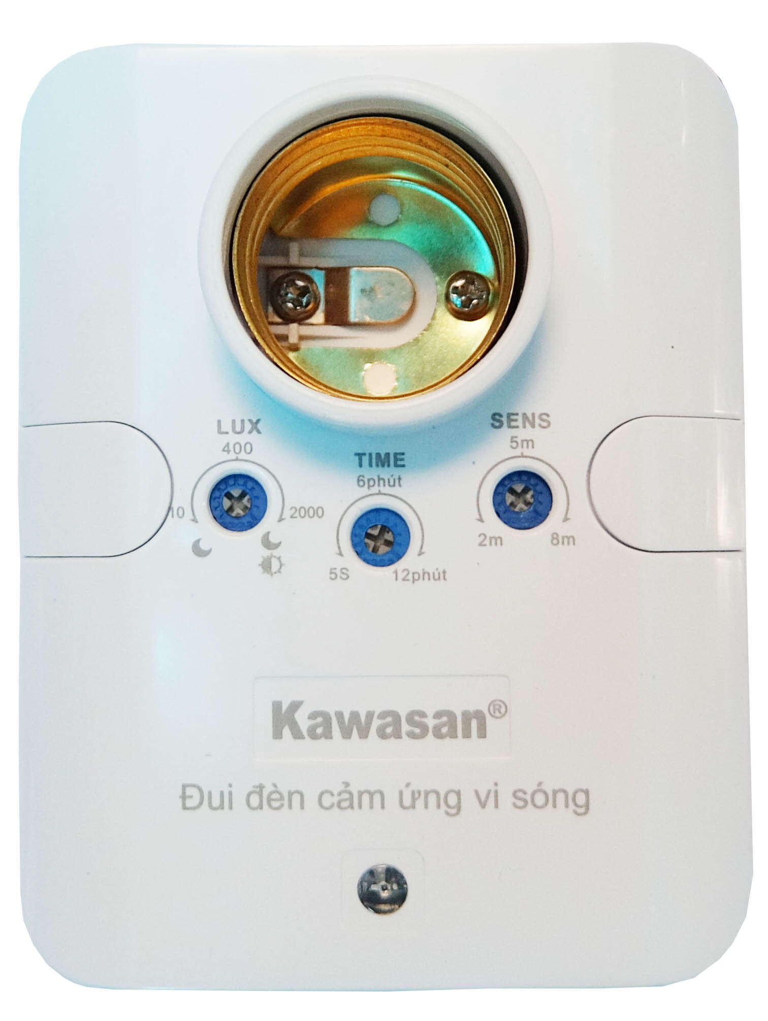 Đui đèn cảm ứng vi sóng kiểu mới siêu nhạy KAWA RS686C