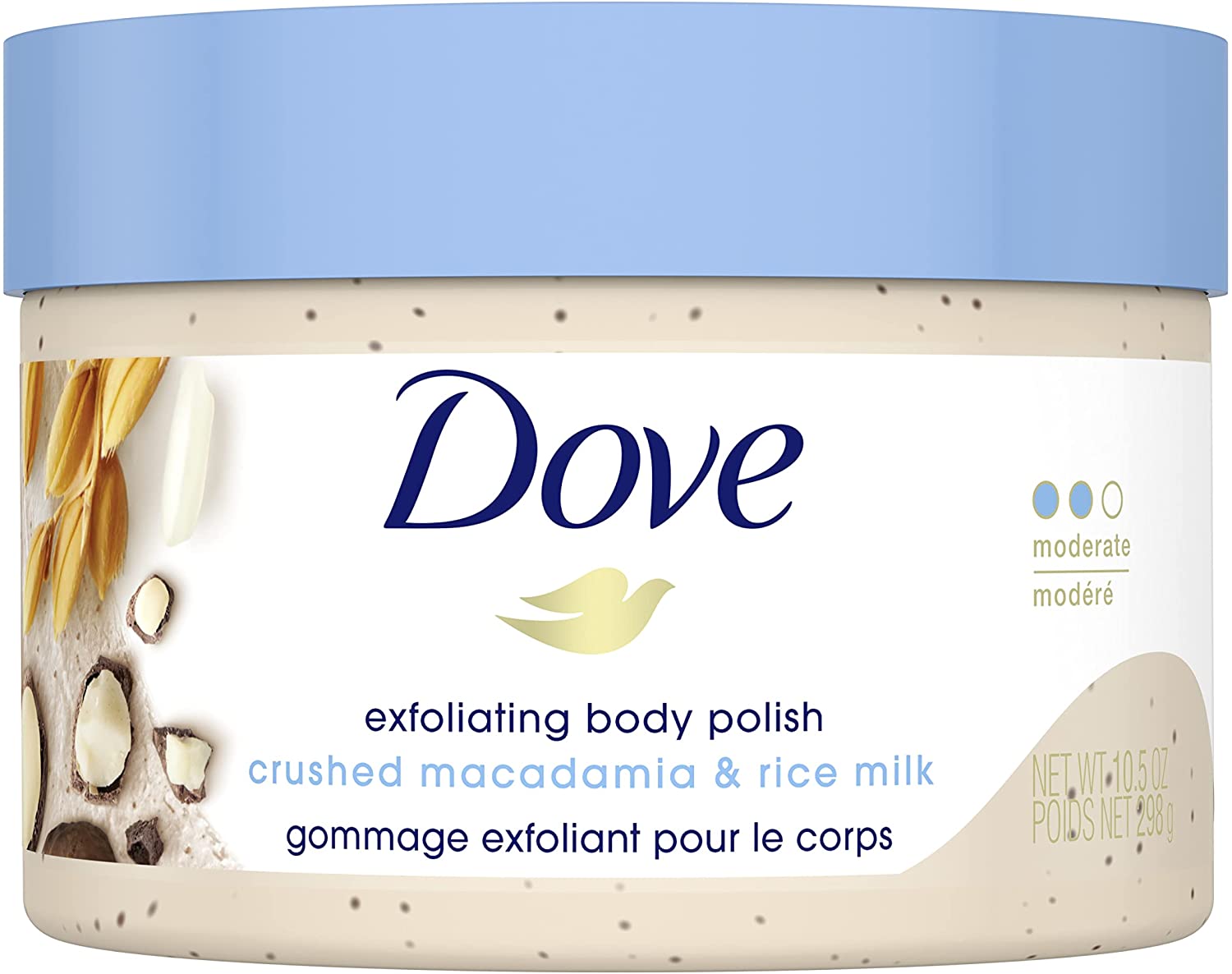 Tẩy da, tẩy tế bào chết dove macca, lựu đỏ 298gr exfoliating body - chăm sóc da, giúp da sáng mịn