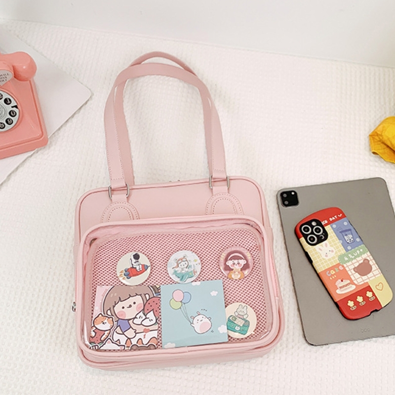 Harajuku Vai Túi Đồng Phục Túi Sinh Viên Công Suất Lớn Túi Xách Cho Phụ Nữ