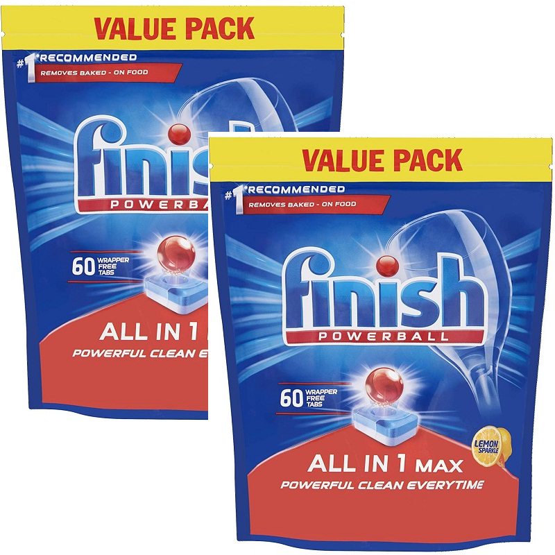 Viên rửa bát Finish Max in1 hộp 120 viên