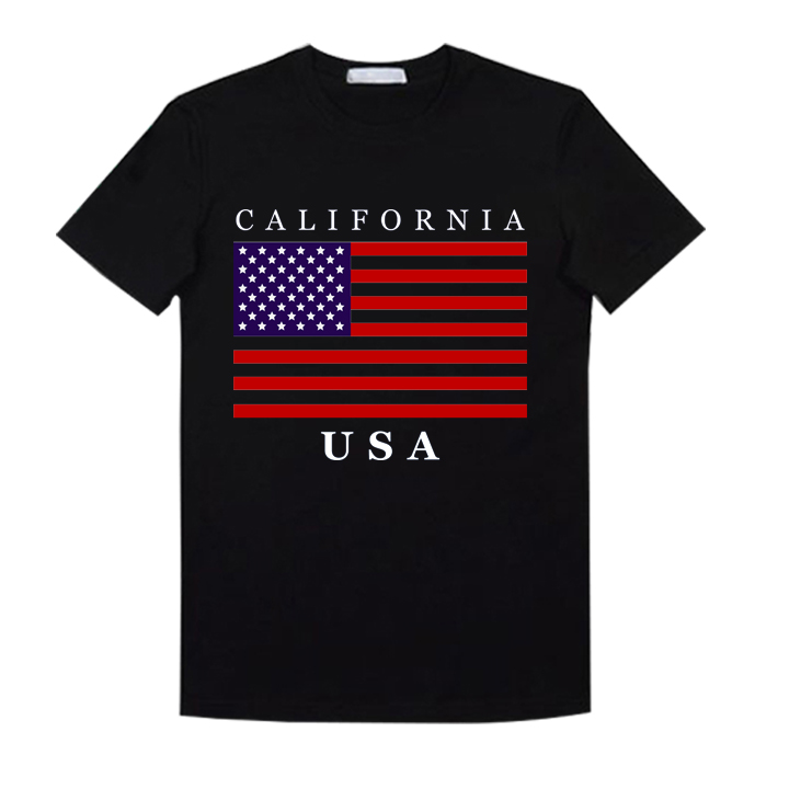 Hcm]Áo Thun Usa Nam Nữ Vải Thun Cotton Mềm Mịn Cao Cấp | Lazada.Vn