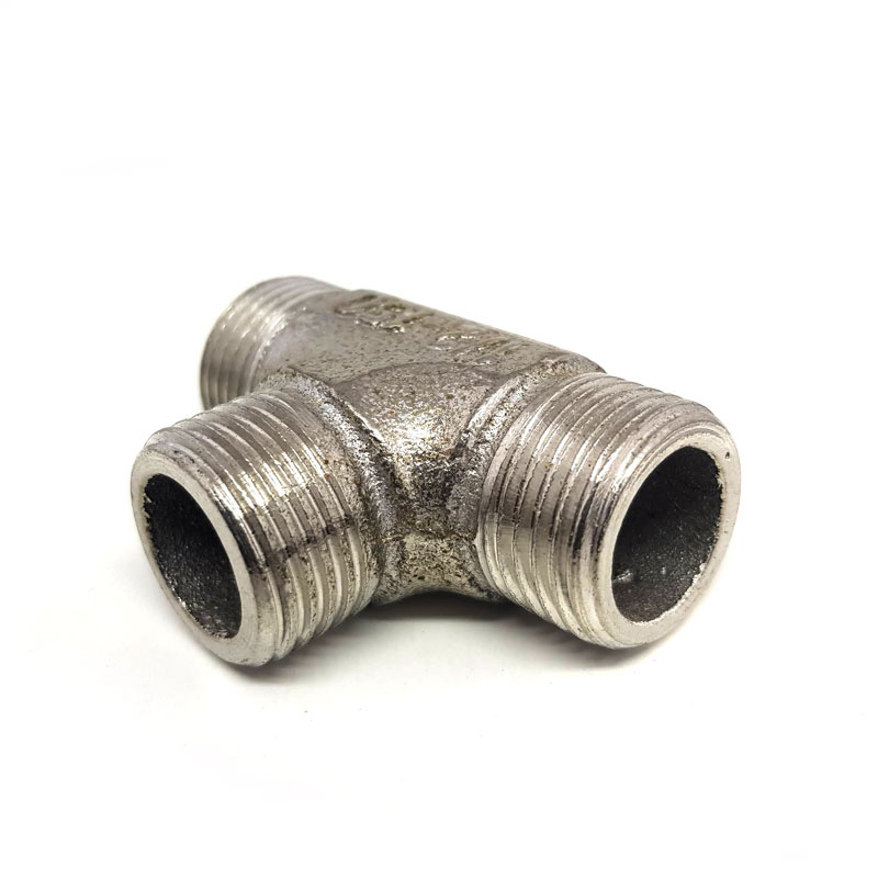 [HCM]Tê cầu 3 Đầu Ren Ngoài 21 Inox