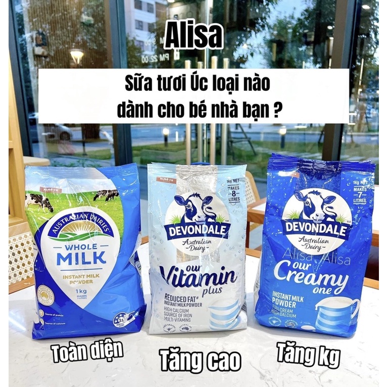 Sữa bột devondale our vitamin plus 1kg úc- alisa