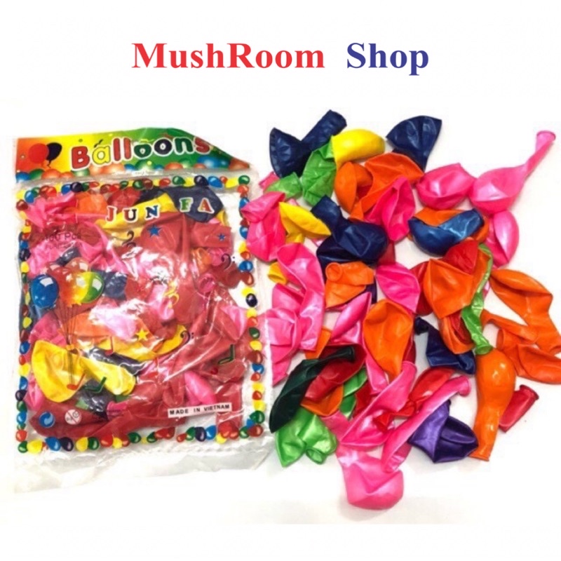 Túi 300 quả bong bóng bay nhí nhiều màu sắc