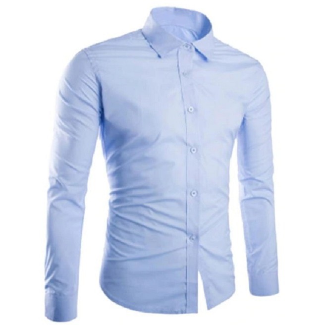 Áo sơ mi nam dài tay màu tím vải cotton rất đẹp