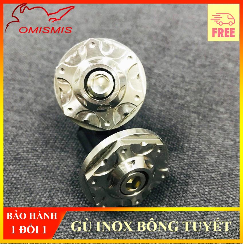 [HCM][GÙ INOX BÔNG TUYẾT] Gù tay lái inox gù tay lái honda gù tay lái titan gù tay lái xe máy  gù tay lái inox cao cấp 304 nguyên khối