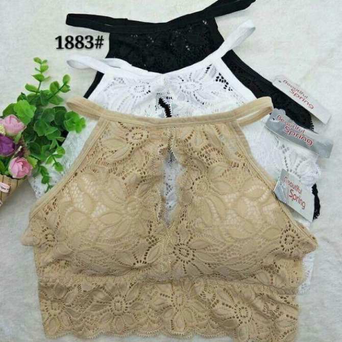Áo lót ren cổ yếm nhẹ nhàng, sexy, gợi cảm Spring