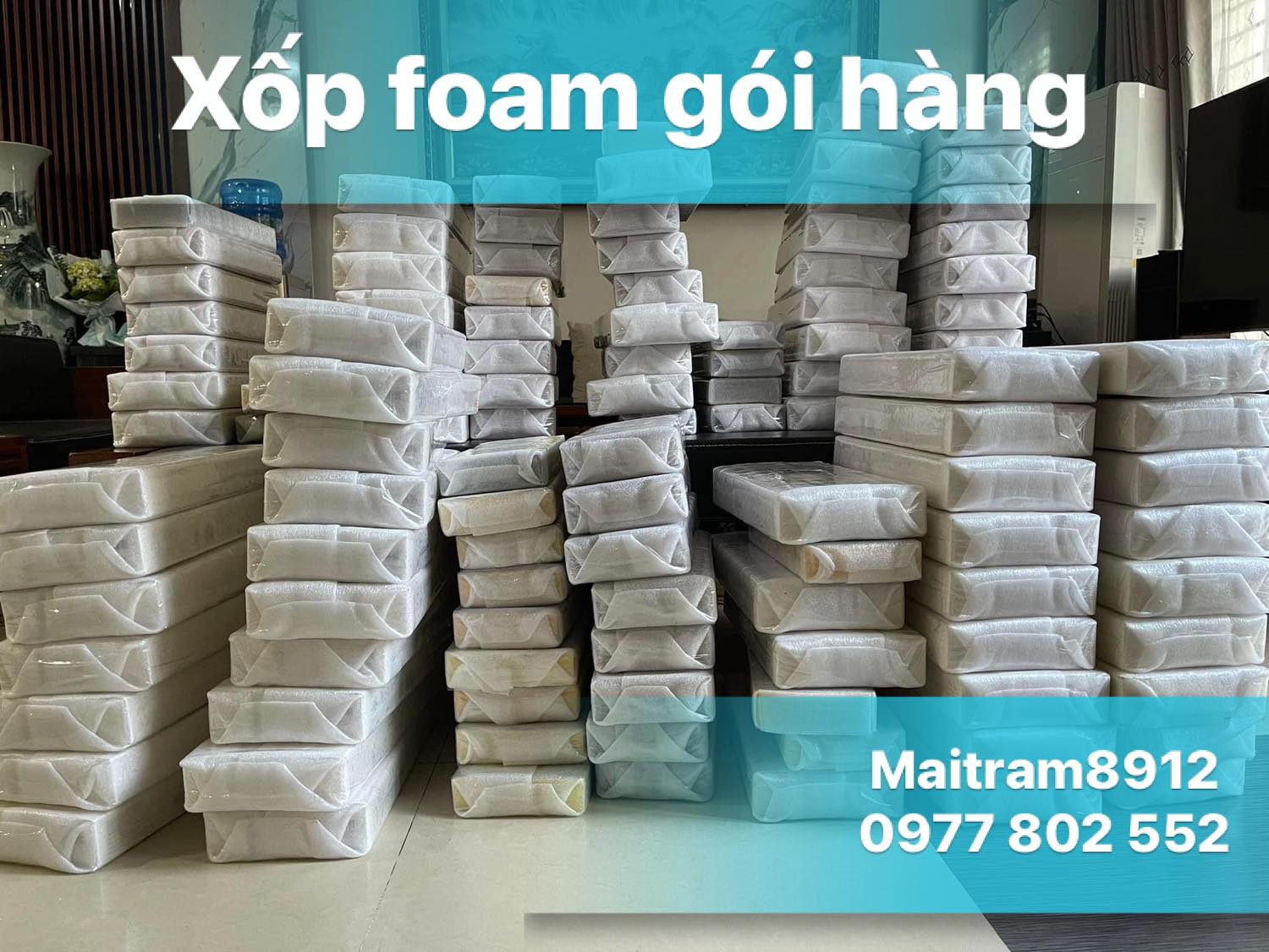 Cuộn 100 - 150 mét xốp bọc hàng dễ vỡ 2li - 3 li , foam pe chuyên gói hàng dễ vỡ, chống bể vỡ, trầy