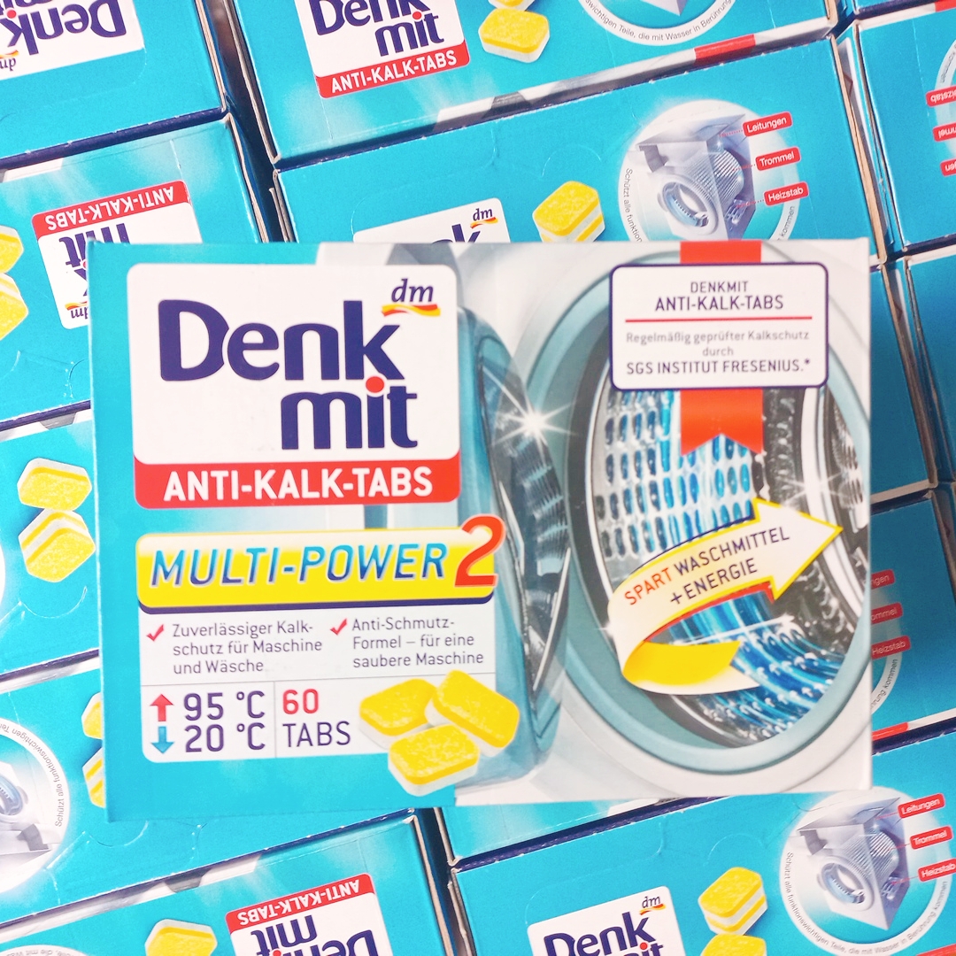 Viên tẩy lồng giặt hàng nội địa Đức Denkmit Anti Kal Tab Multipower