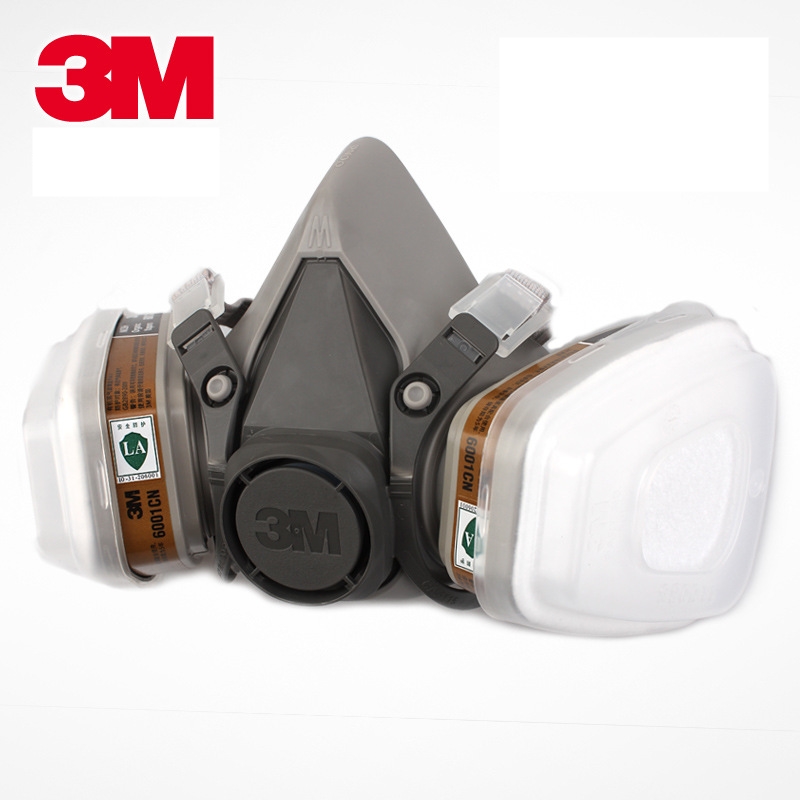 Bộ mặt nạ phòng độc 3M 6200 phòng độc khói đám cháy chung cư, chống bụi mịn PM2.5