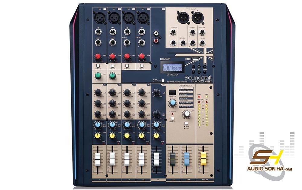Mixer bàn Soundcraft Nano M08BT