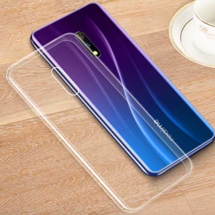 Ốp lưng dẻo trong cho Oppo Realme X (Loại đẹp, chống bẩn)