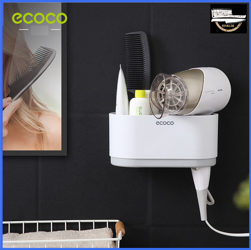 Kệ treo máy sấy tóc kệ nhà tắm treo tường Ecoco-E1715
