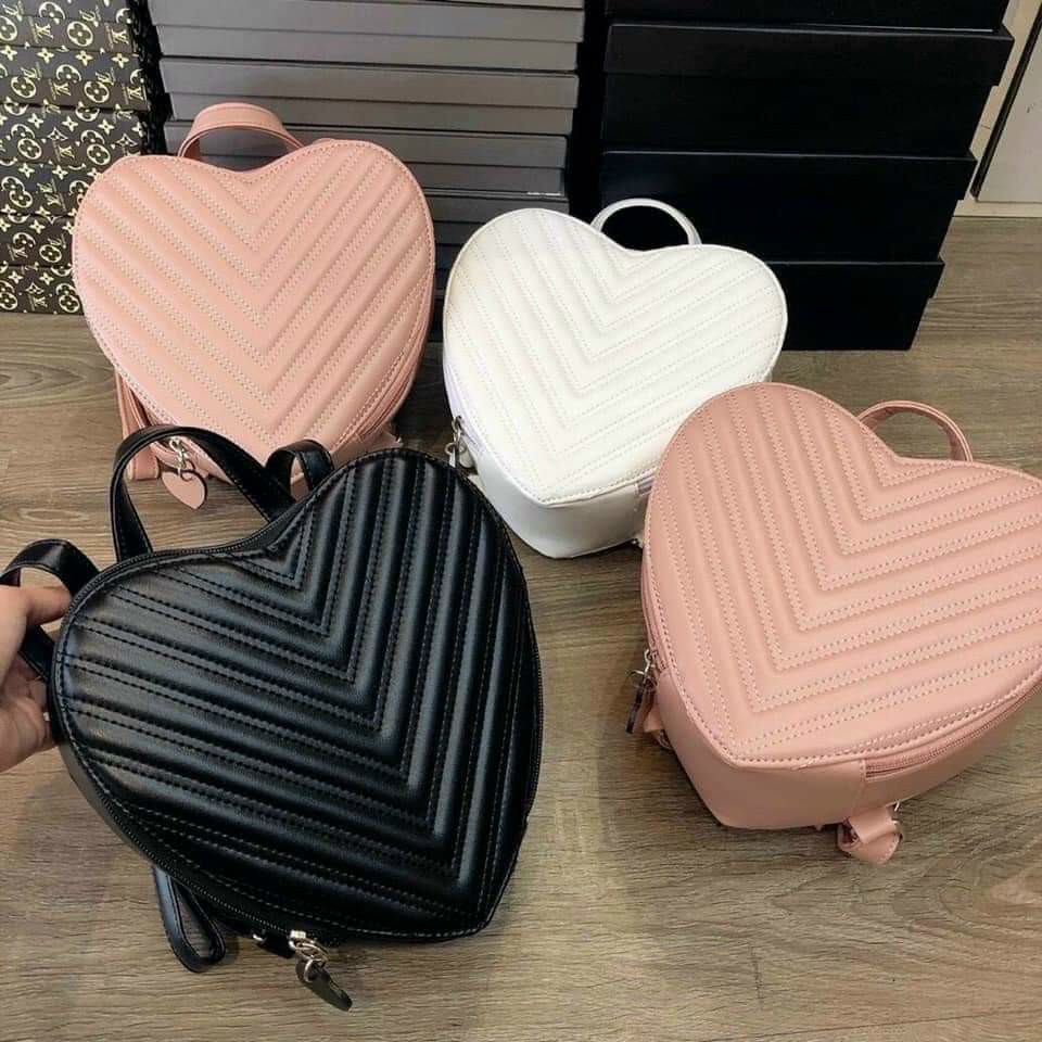 [HOT] Balo hình trái tim siêu dễ thương, dễ dùng, dễ dàng vệ sinh và bảo quản