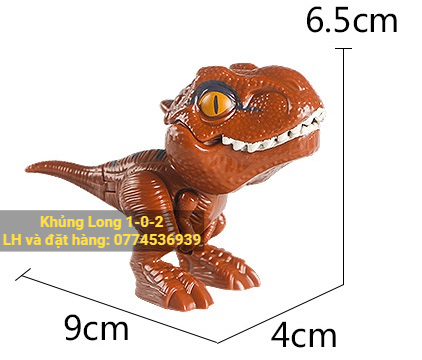 Khủng Long Cắn Ngón Tay Trọn Bộ 43 Mẫu Mô Hình Bằng Nhựa Hàm Có Lò Xo Vui Nhộn
