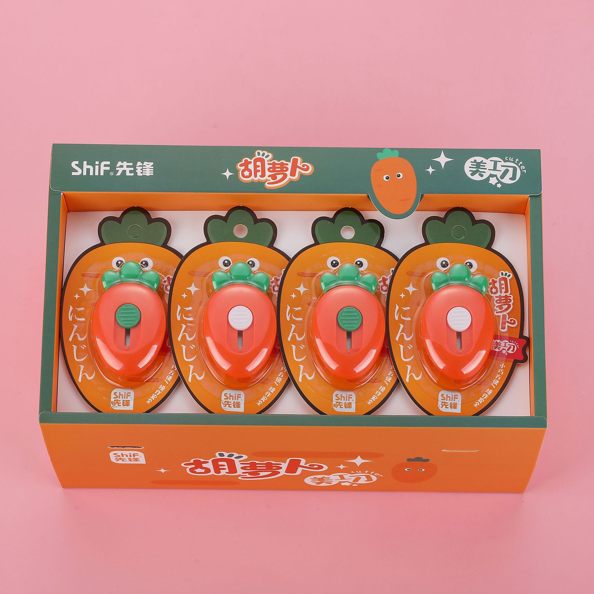 Dao rọc giấy mini cute deli hưu cao cổ/ khủng long, quả dứa dễ thương dùng trong văn phòng
