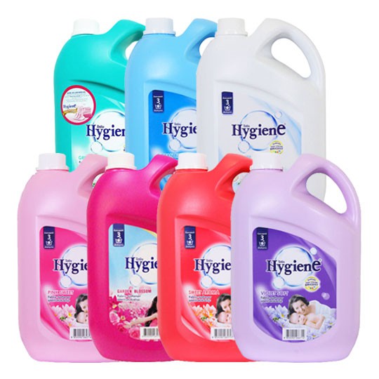 (Trợ Giá) Can Nước Xả Vải Đậm Đặc 3,5 Lít Hygiene Green Natural -hàng nhập chuẩn Thái-Can 3500ml Siêu Tiết Kiệm