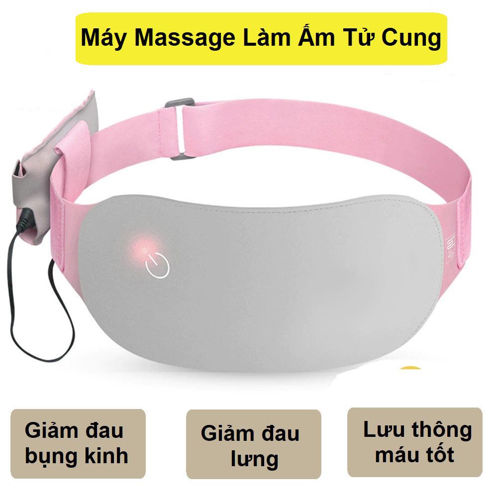 Máy Massage Làm Ẩm bụng Tử Cung Phụ Nữ , Đai Làm Ấm Tử Cung  3 Mức Điều Chỉnh Nhiệt , Massage làm ấm tử cung , sưởi ấm vành đai cơ thể pad cho kinh nguyệt giảm đau