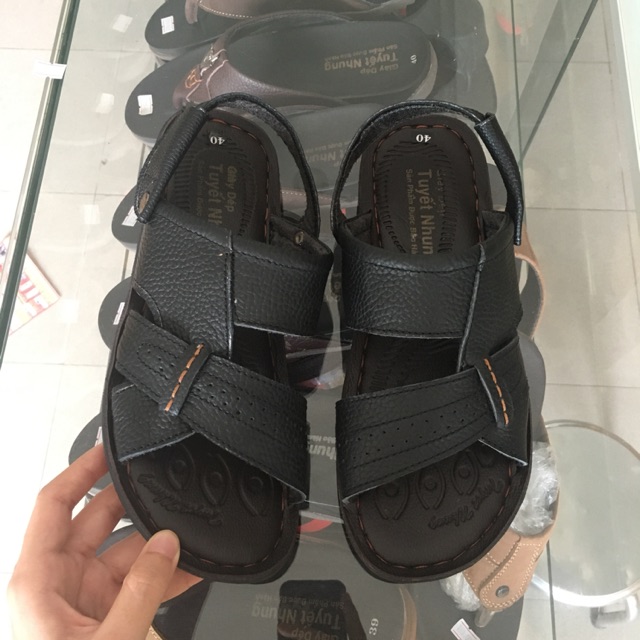 [HCM]Sandal nam thời trang được sản xuất từ chất liệu cao cấp đường may tỉ mỉ chắc chắn đảm bảo chất lượng như mô tả