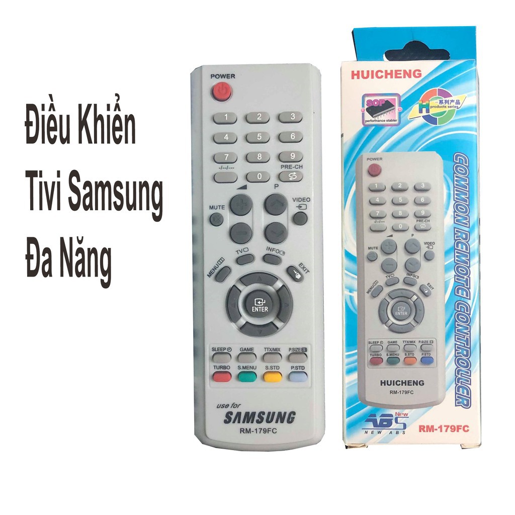 Remote điều khiển SamSung đời cũ xài đa năng cho các dòng màn hình cầu lồi thuỷ tinh