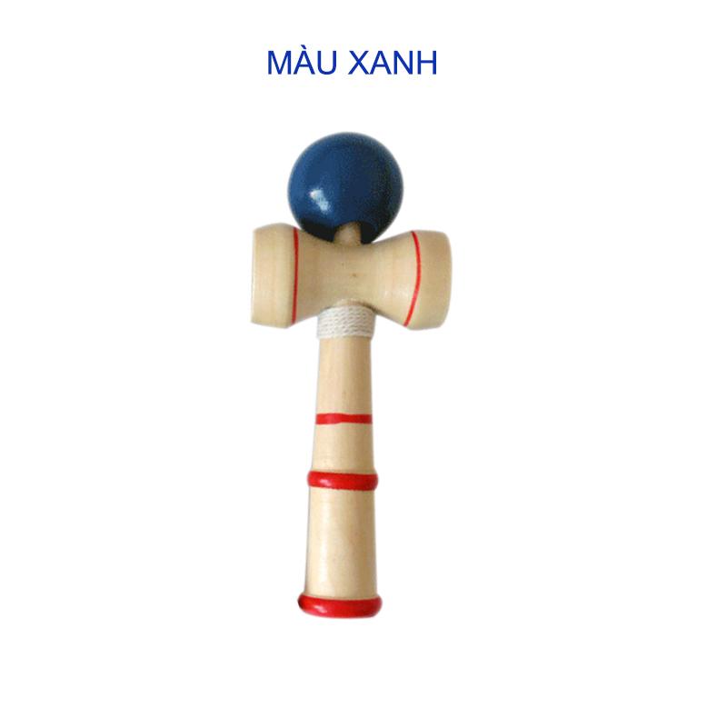 đồ chơi tung hứng kendama làm bằng gỗ tự nhiên, loại nhỏ dcg.kd3 (đường kính bóng d3cm) 4