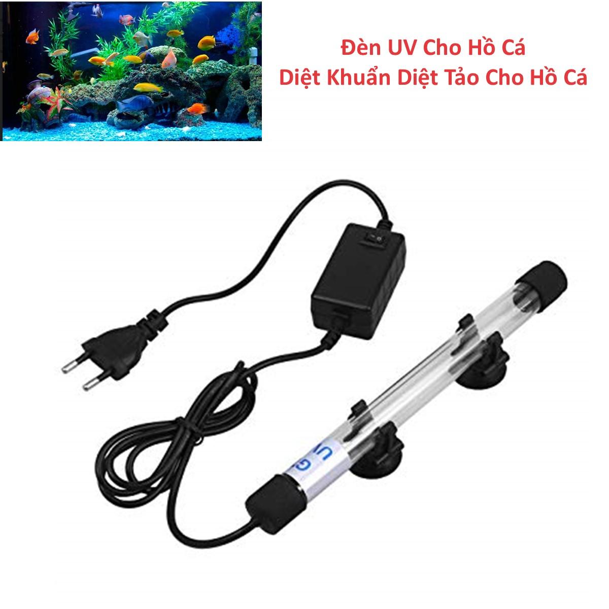 Đèn UV hồ cá diệt tảo diệt khuẩn công suất 13W