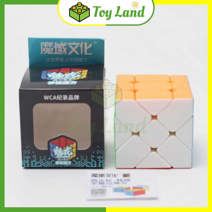 Rubik Fisher Cube MoYu Meilong Stickerless Rubic Biến Thể Fisher Đồ Chơi