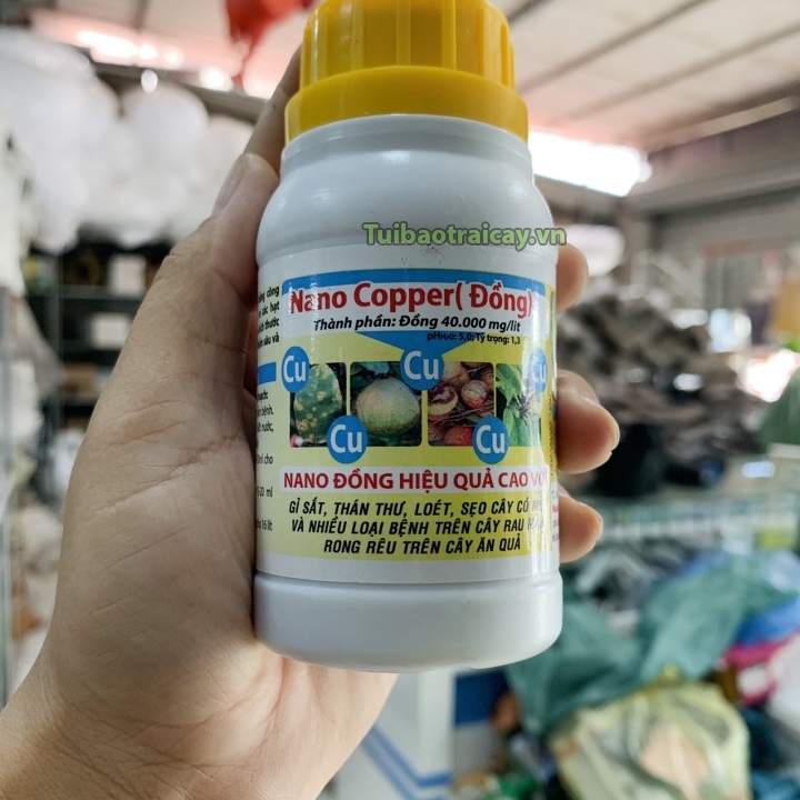 Dung dịch trị nấm, vi khuẩn, vàng lá Nano Đồng