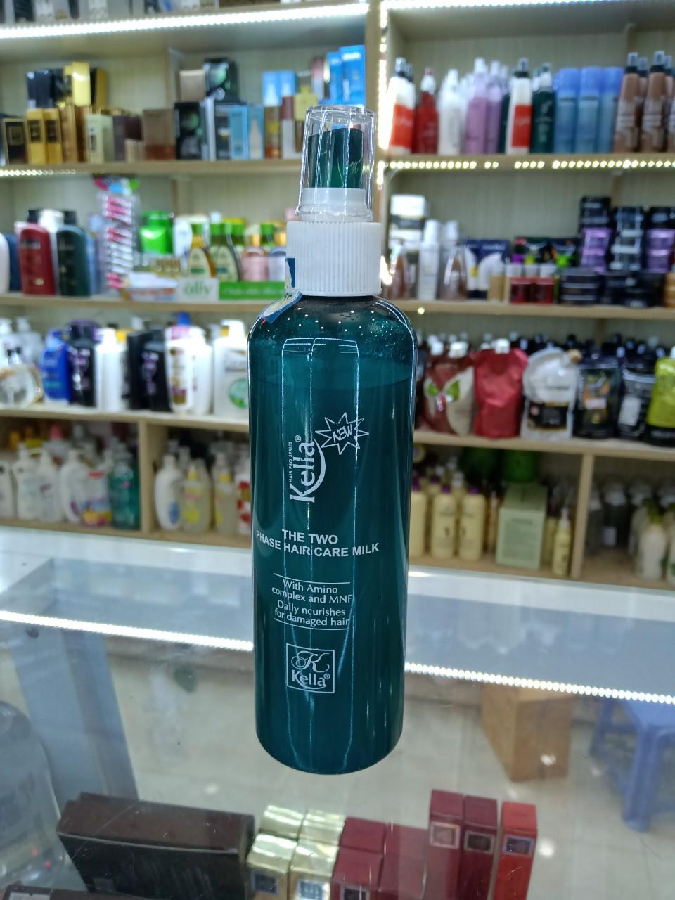 Xịt dưỡng 2 lớp chống nhiệt cao Kella 250ml