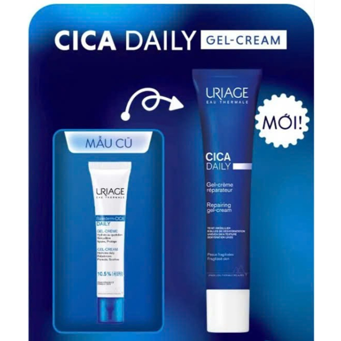 Kem làm dịu và phục hồi da tổn thương hằng ngày URIAGE CICA DAILY GEL-CREAM 40ml