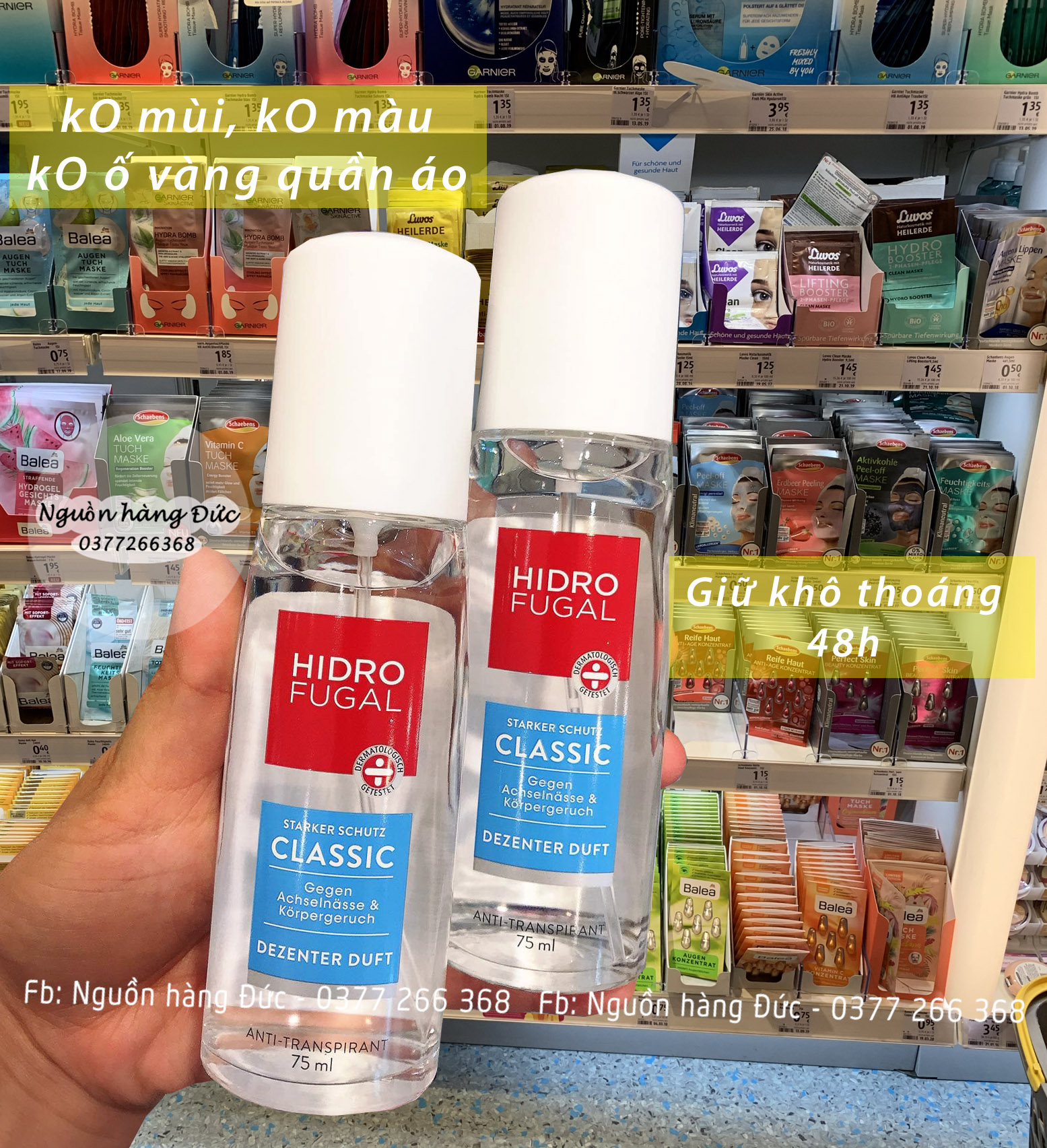 XỊT KHỬ MÙI HIDRO FUGAL NỘI ĐỊA ĐỨC