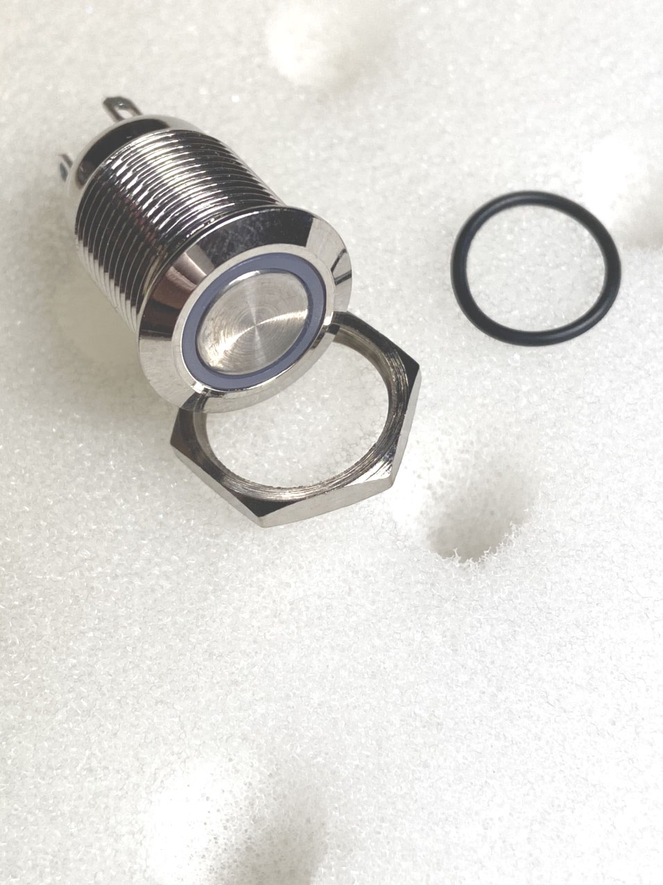 Nút nguồn led 12mm nhấn nhả