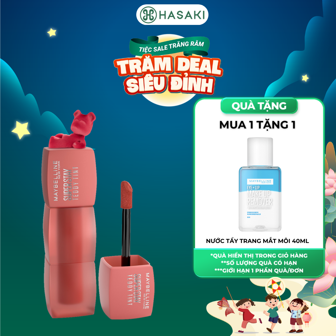 [MUA LÀ CÓ QUÀ] Son Kem Bông Maybelline Bền Màu 5ml Hasaki Sản Phẩm Chính Hãng