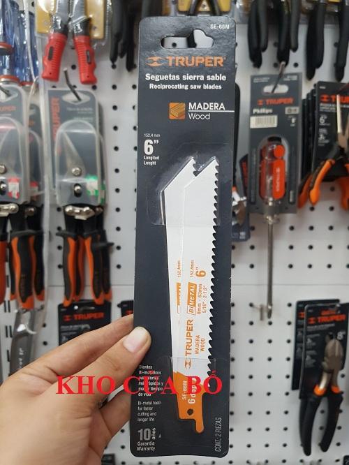 Lưỡi cưa kiếm gỗ 6in/15cm, se-66m truper - 10787