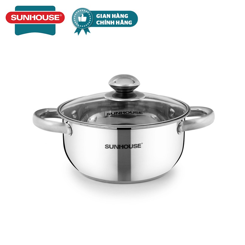Nồi inox 3 đáy sunhouse sh22120