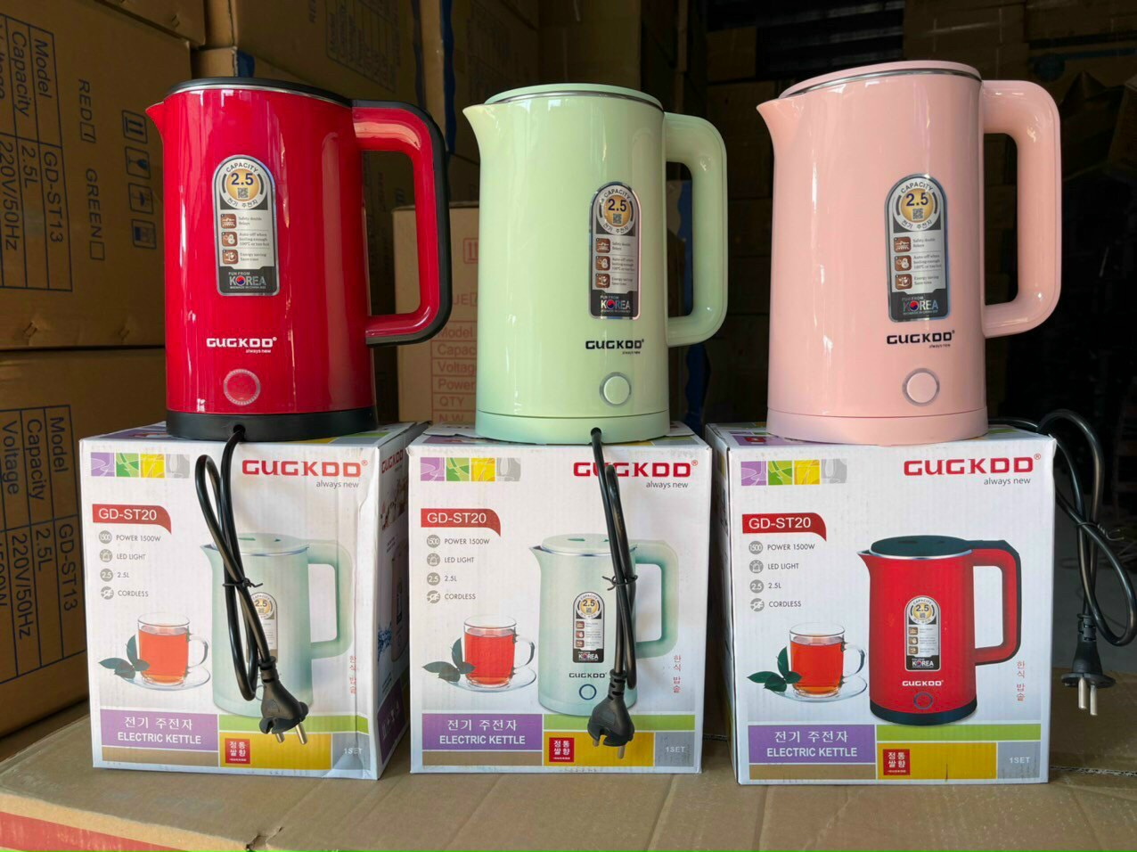 Ấm Đun Siêu Tốc CUCKOO DUNG TÍCH 2.5L - Ấm Siêu Tốc Loại Công Suất Lớn 1500W