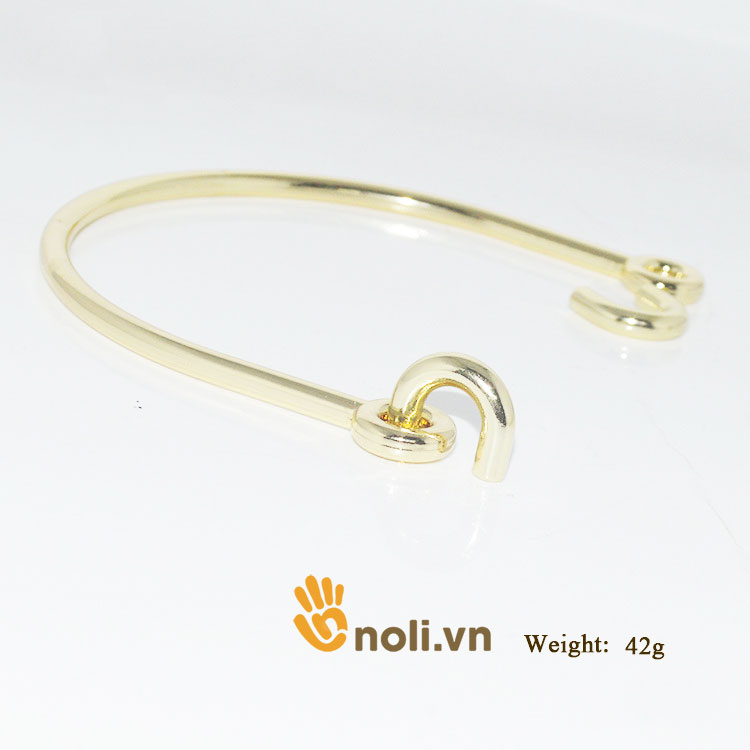 Quai cầm túi xách kim loại có sẵn khoen U