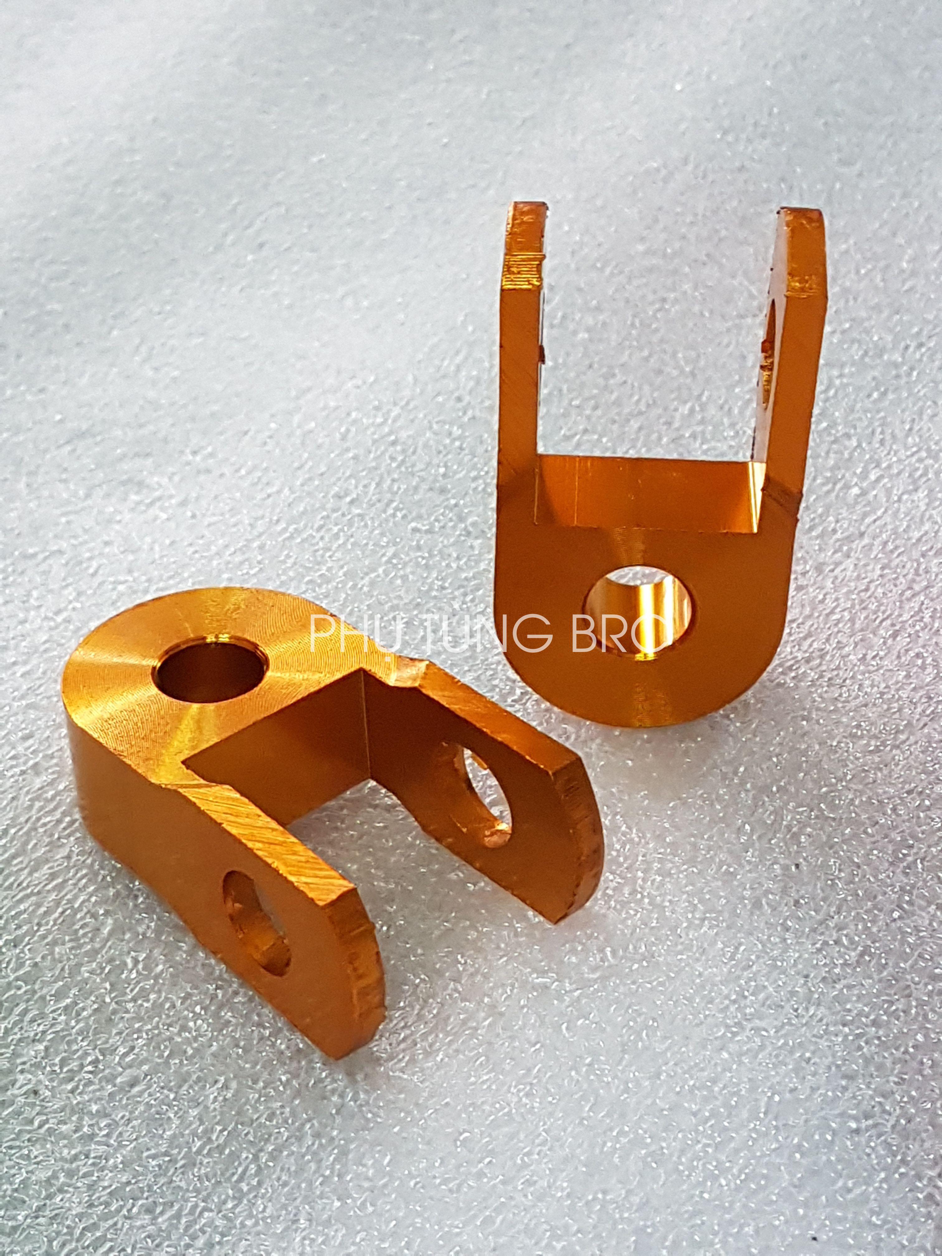 Chân nhôm màu đôn phuột ( ống giảm sốc , 2 chiếc ).