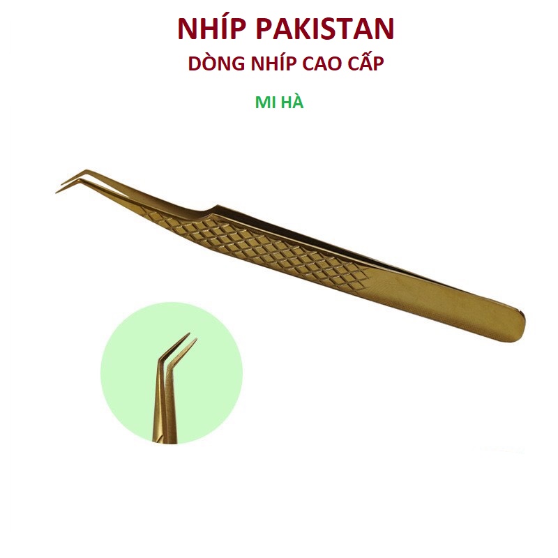 Nhíp Tách, Nối Mi  Nối Classic , Tạo Fan Mi , Nhíp Gắp Mi Pakistan Loại Cao Cấp, Làm Từ Thép Không Gỉ (mũi ngắn) PHỤ LIỆU MI HÀ