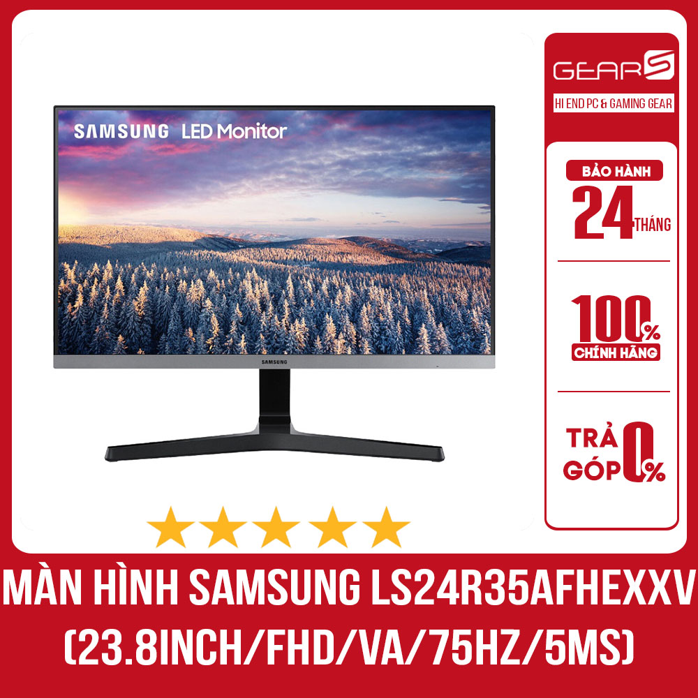 Màn hình samsung ls24r35afhexxv - bảo hành chính hãng 24 tháng