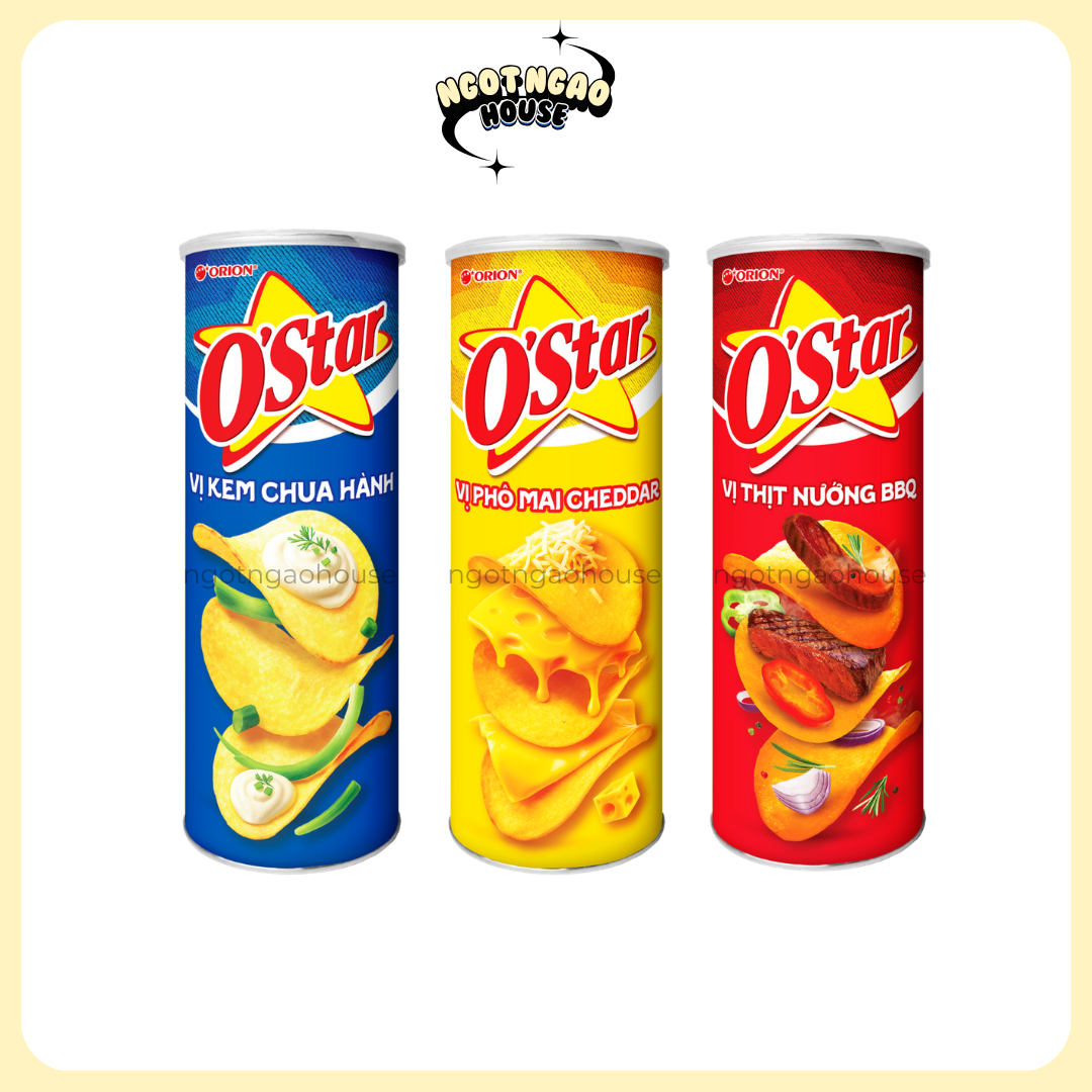 Snack Khoai Tây O'star Orion (Lon 100g)