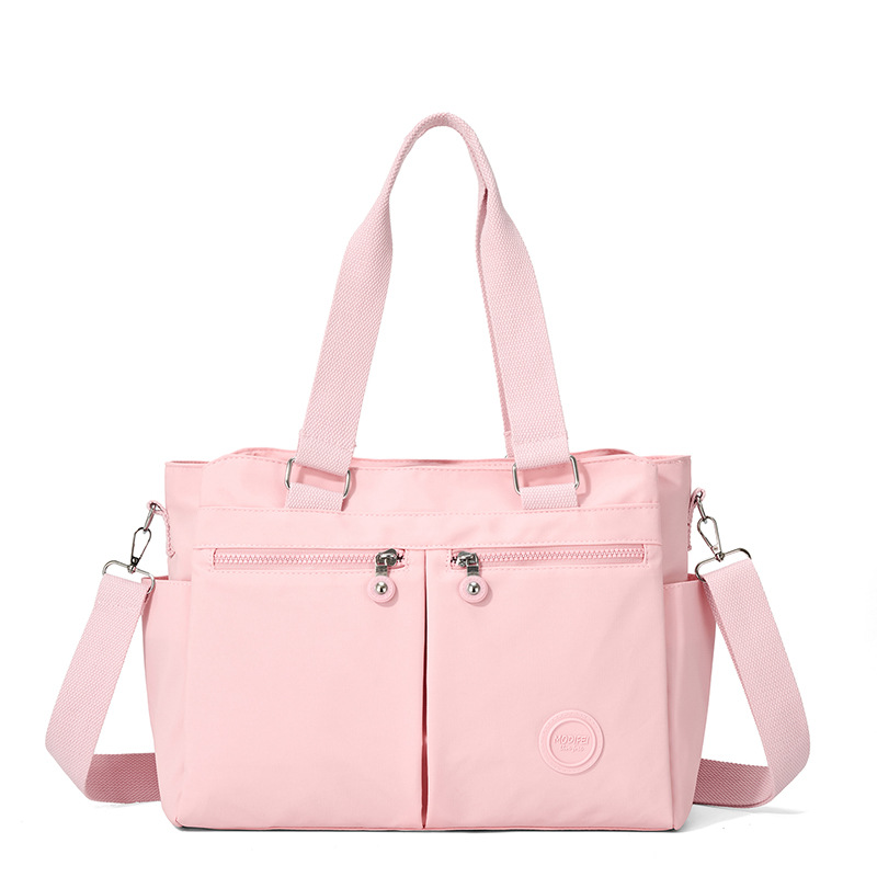 GStar Large Capacity Commuter Tote Bag Women's 2026 New Nylon Crossbody Cloth Bag Lightweight Casual Work Travel Shoulder Bag Simple Multi-layer Handbag Single Shoulder Slant Bag Ready Stock - 6
