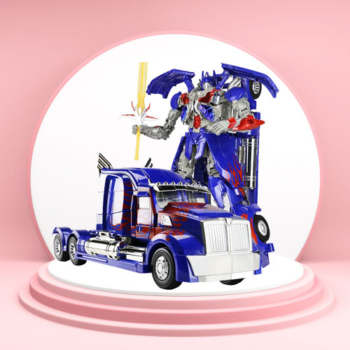 Robot biến hình transformer 6699-12d –biến hình ô tô kiêm robot - giúp trẻ tăng trí thông minh
