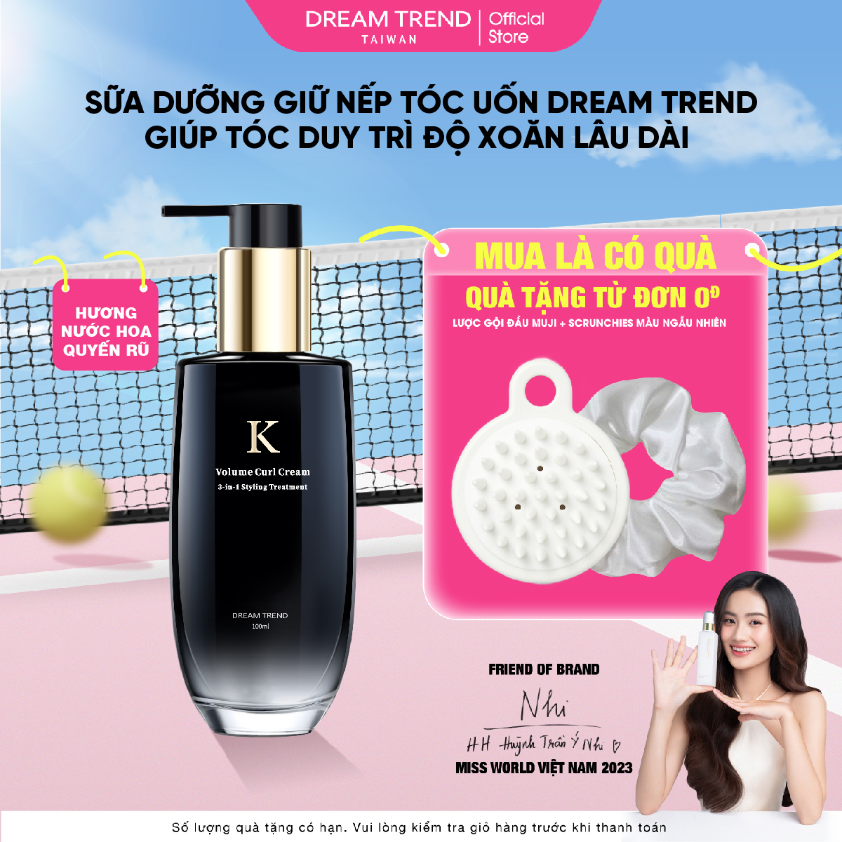 Bộ tinh chất dưỡng tóc aha essence + sữa dưỡng tóc uốn dream trend