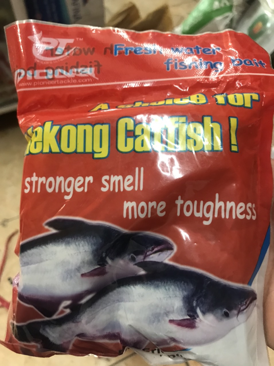 Cám câu cá tra mekong - mồi câu cá tra mekong